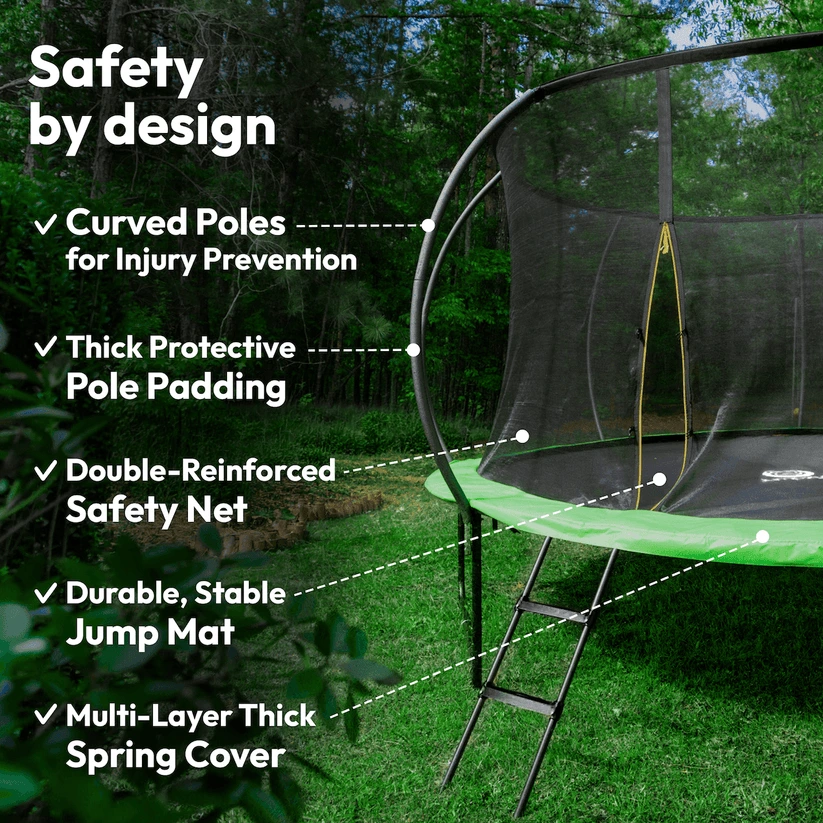 Jumpzylla Premium Trampoline with Extra Protection | ASTM Safety Certified - Image 3