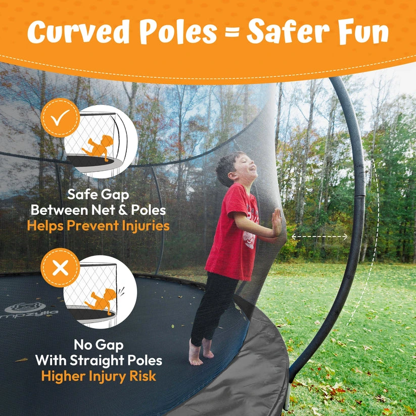 Jumpzylla Premium Trampoline with Extra Protection | ASTM Safety Certified - Image 5