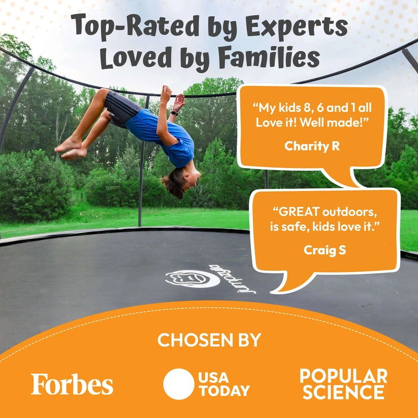 Jumpzylla Premium Trampoline with Extra Protection | ASTM Safety Certified - Image 6