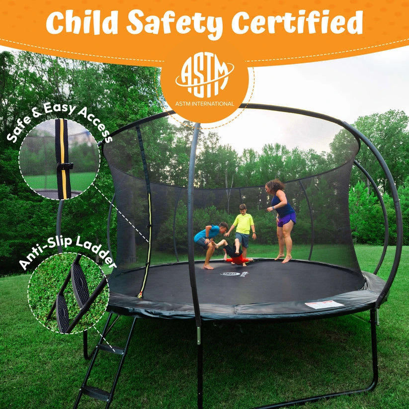 Jumpzylla Premium Trampoline with Extra Protection | ASTM Safety Certified - Image 8
