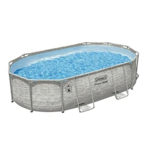 Coleman Power Steel 16′ x 10′ x 42″ Oval Above Ground Pool Set