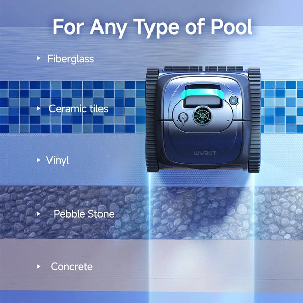 WYBOT C1 Cordless Robotic Pool Cleaner - Image 12