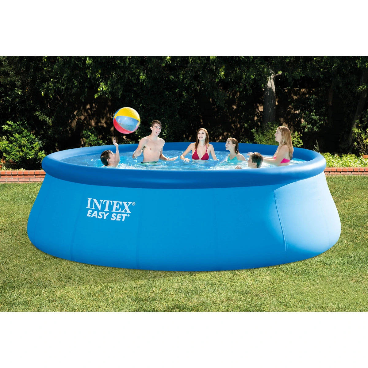 Intex 15ft x 48in Easy Swimming Pool Kit w/ 1000 GPH GFCI Filter Pump 26167EH - Image 6