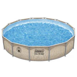Coleman Steel Pro Max 14′ x 33″ Round Metal Frame Above Ground Pool Set