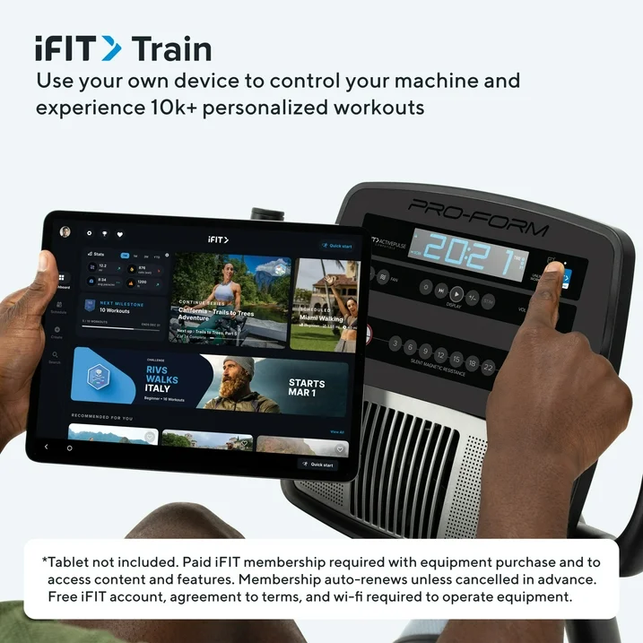 ProForm 325 CSX Indoor Exercise Bike with Compact Design and Quiet Digital Resistance - Image 4