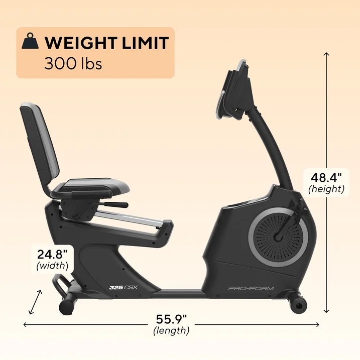 ProForm 325 CSX Indoor Exercise Bike with Compact Design and Quiet Digital Resistance - Image 5