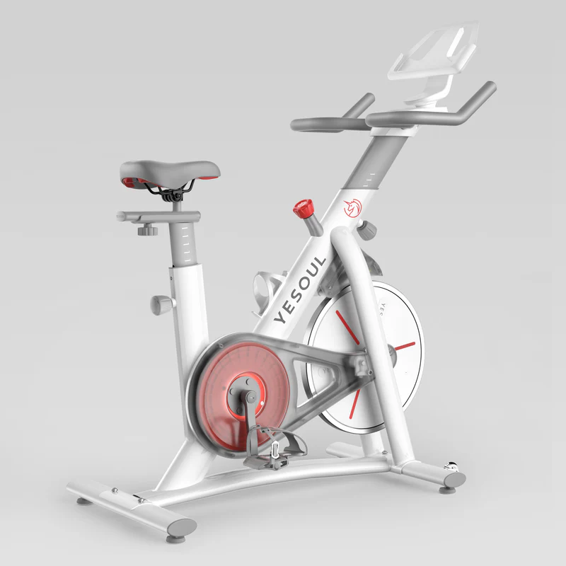 YESOUL S3 Indoor Exercise Bike Smart Black Cycling Bike Magnetic Stationary Bike Low Noise Indoor Cycling Bike for Home Gym Electric Stationary Bike with Tablet Mount - Image 12