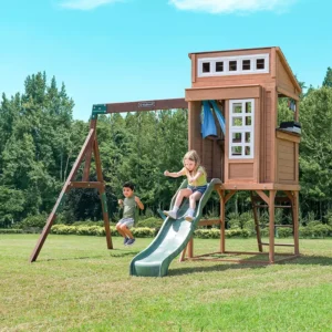 Kidkraft Cypress Cove Wooden Swing Set