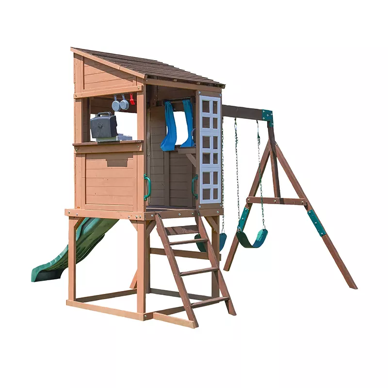 Kidkraft Cypress Cove Wooden Swing Set - Image 2