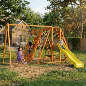 Avenlur Sycamore Outdoor Sensory Swing Set & Jungle Gym