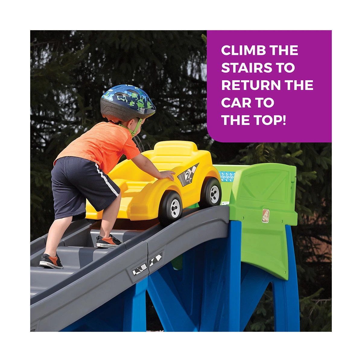 Step2 Extreme Coaster Outdoor Kids Ride On Roller Coaster - Image 9