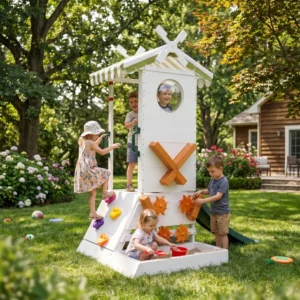 Avenlur Aloe Outdoor Mini Playset for Toddlers – Water Slide & Backyard Fun