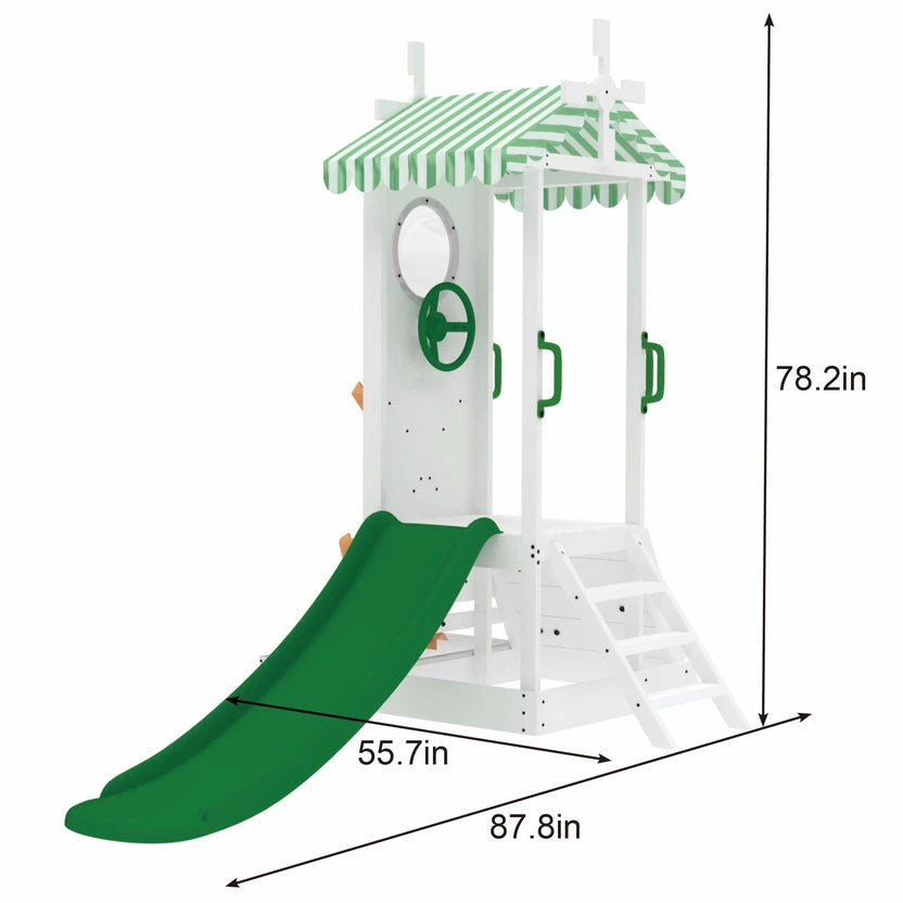 Avenlur Aloe Outdoor Mini Playset for Toddlers – Water Slide & Backyard Fun - Image 13