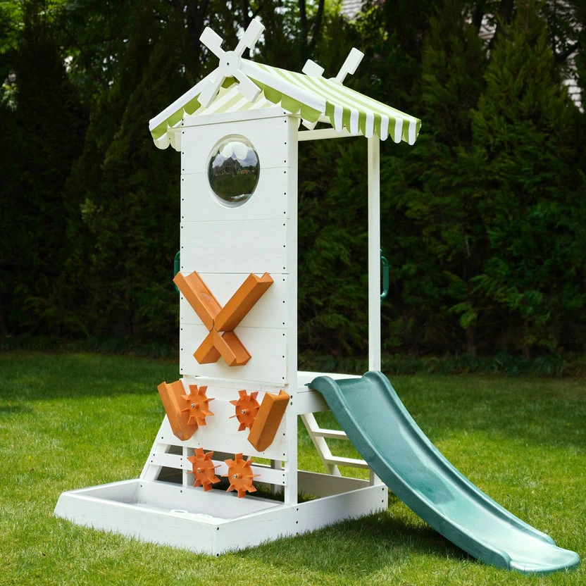 Avenlur Aloe Outdoor Mini Playset for Toddlers – Water Slide & Backyard Fun - Image 5