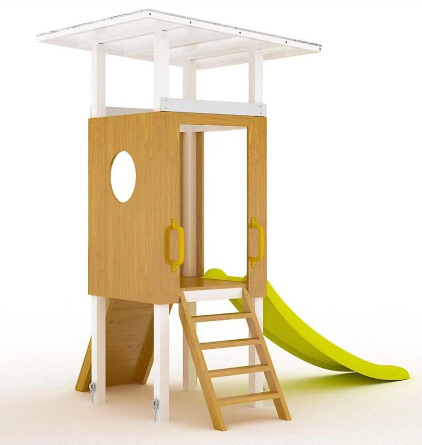Avenlur Forest Small Outdoor Toddler Swing Set Compact Wooden Swing Frame for Babies & Kids - Image 8