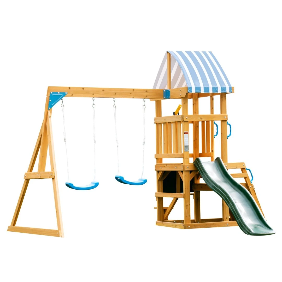 ROBUD Wooden Swing Sets for Backyard - Image 7