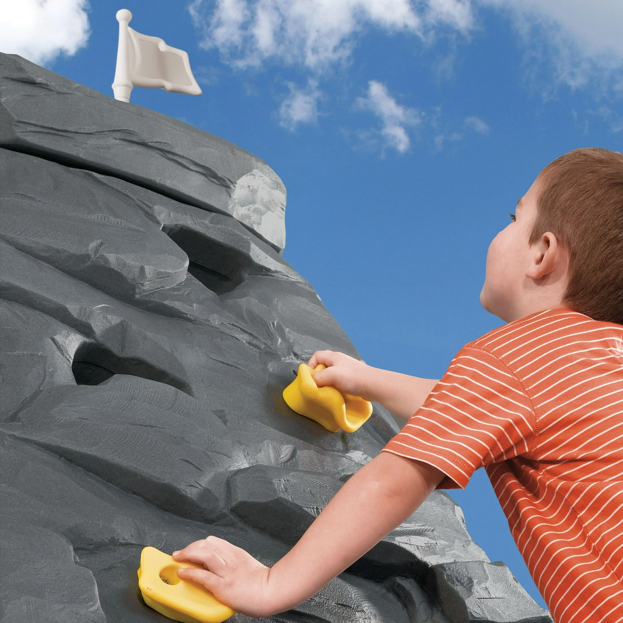 Step2 Skyward Summit Grey Rock Climbing Wall for Kids - Image 6