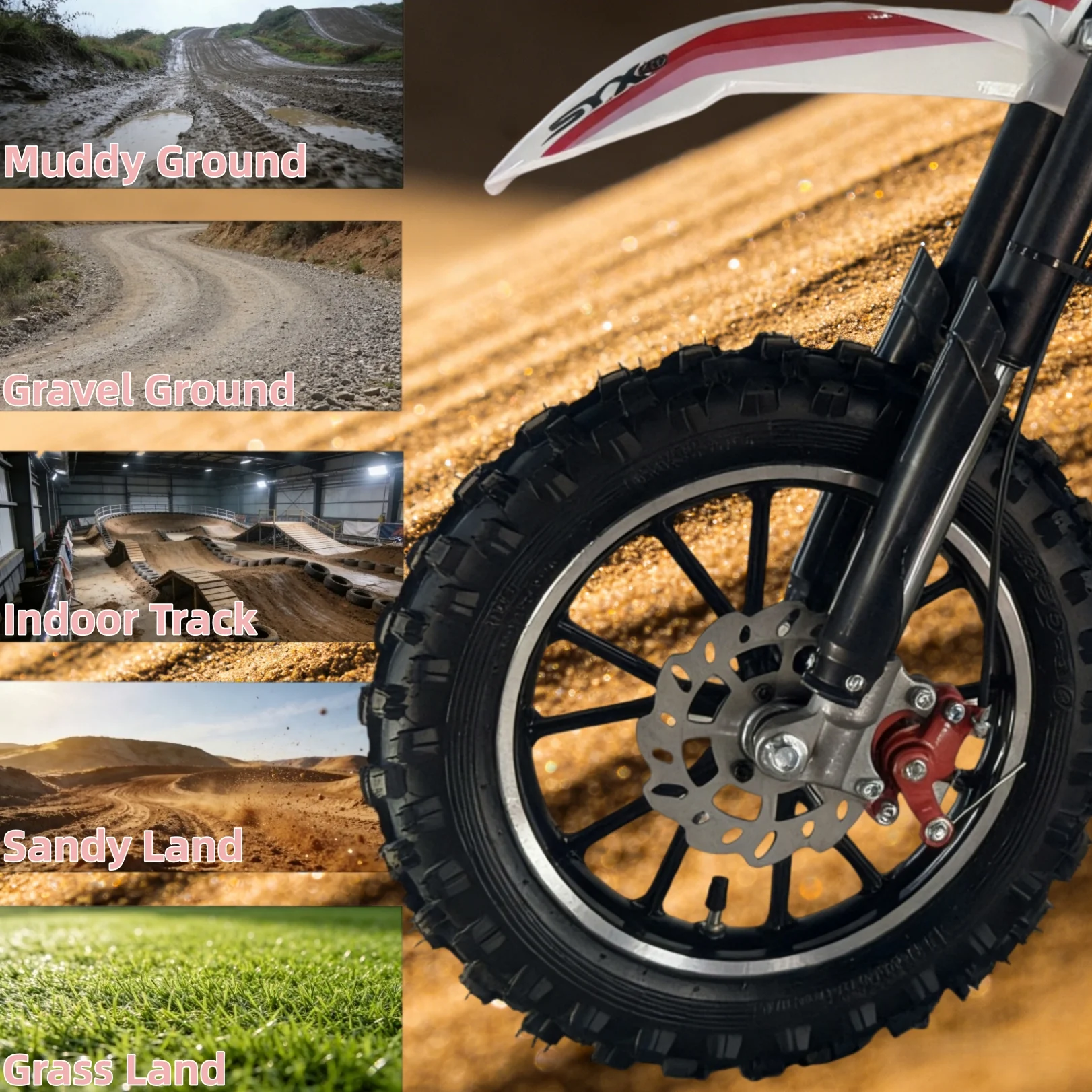 SYX MOTO MK 40cc 4 Stroke Mini Dirt Bike Pull Start Automatic Transmission Pit Bike for Kids - Image 6