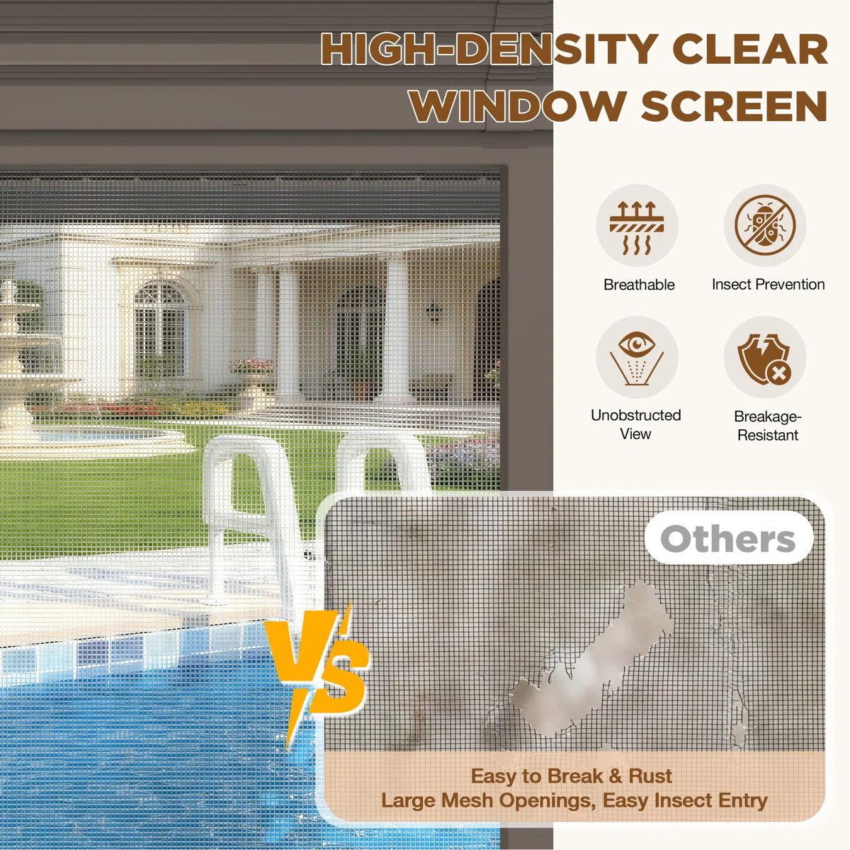 EROMMY 14 Ft. W X 12 Ft. D Outdoor Hardtop Gazebo, Double Top Galvanized Steel Roof Aluminum Sunroom - Image 5