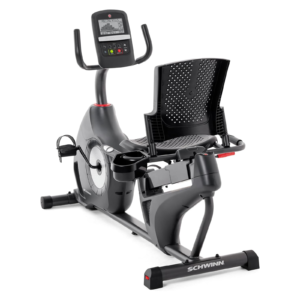 Schwinn 230 Recumbent Exercise Bike with Explore the World and Zwift Compatibility
