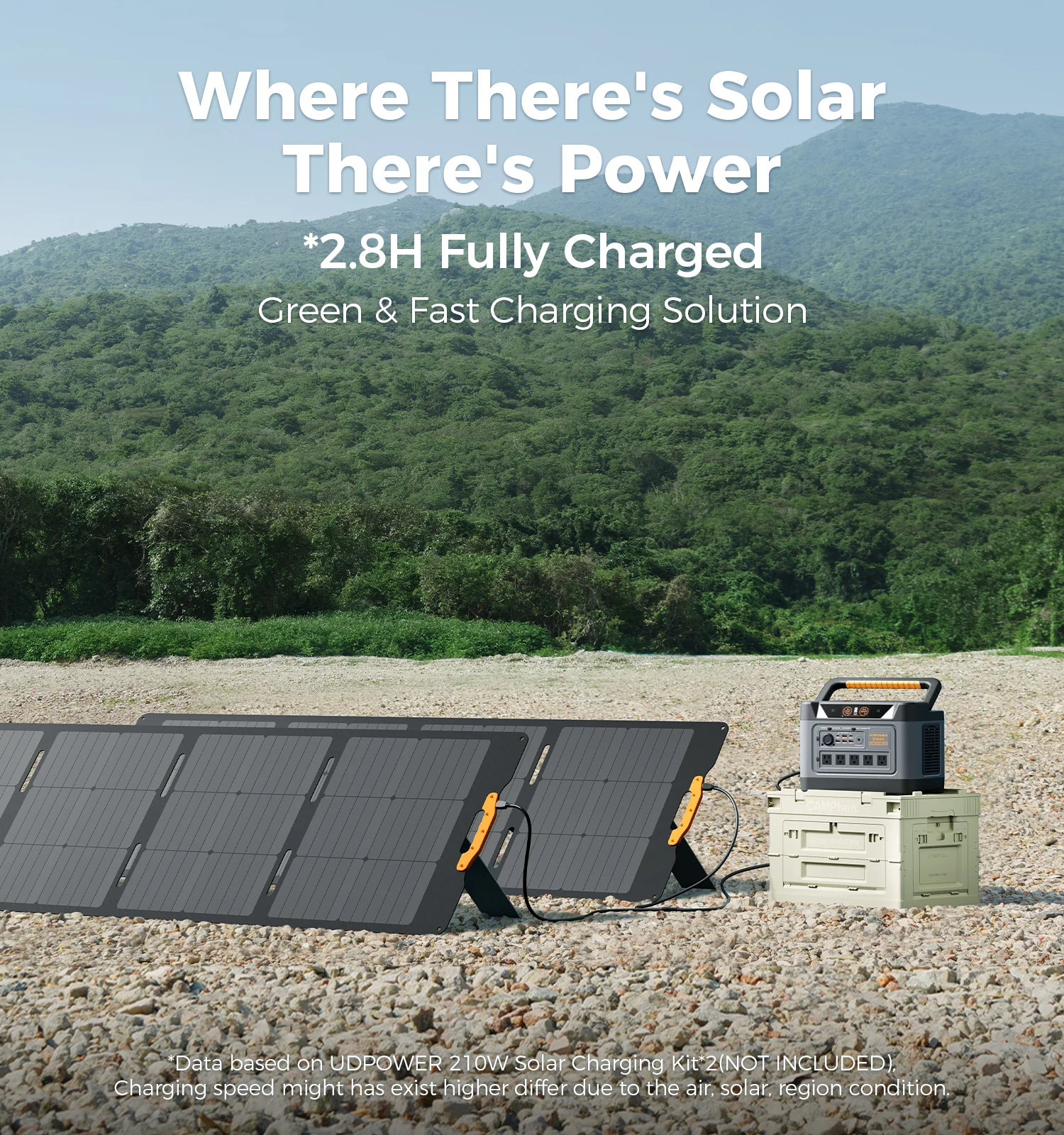 UDPOWER S1200 Portable Power Station 1200W (Surge 1800W), Max 400W Solar Input, UPS, UL2743, for Home RV Emergency, Pure Sine Wave Visit the UDPOWER Store - Image 8