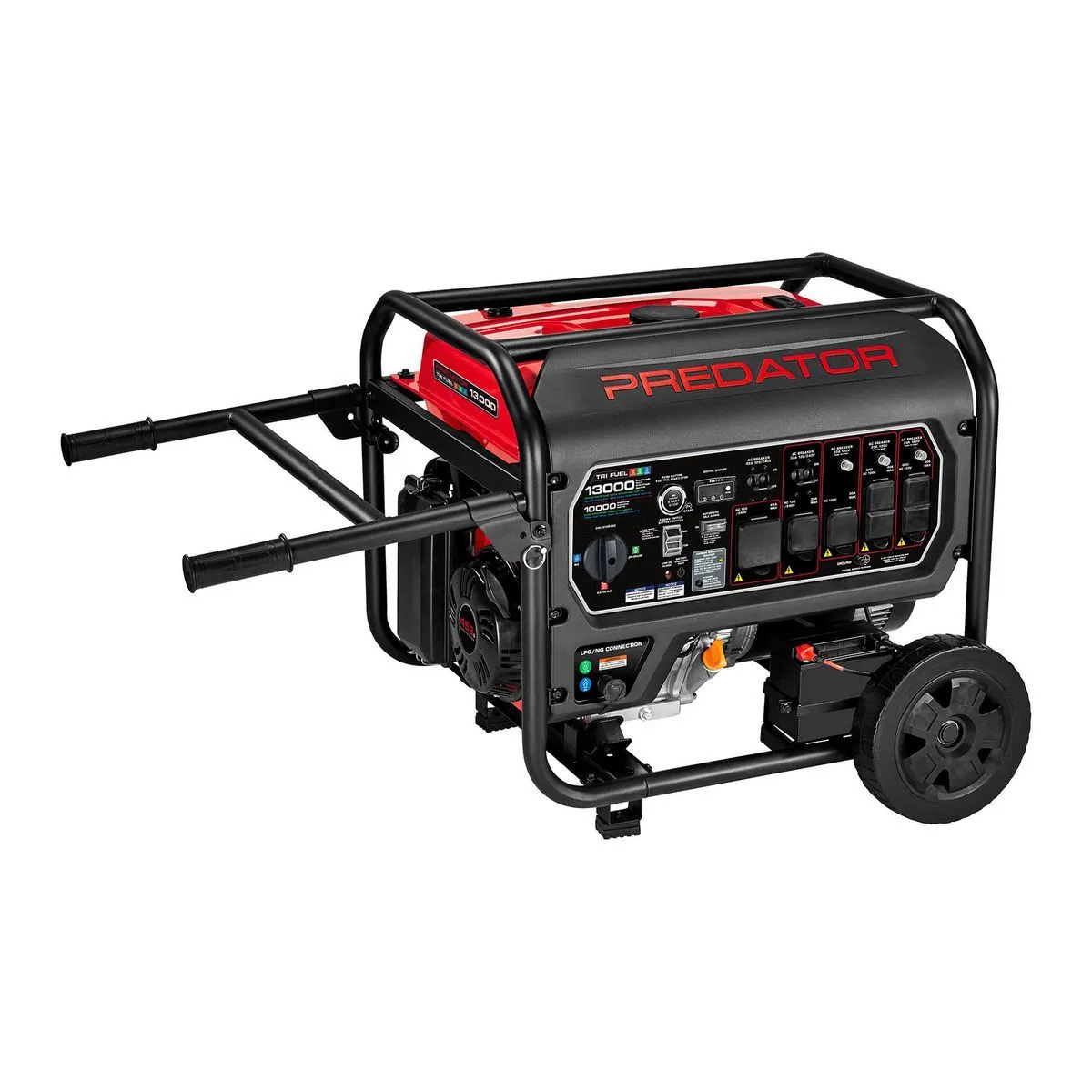 Harbor Freight PREDATOR 13,000 Watt Tri-Fuel Portable Generator with Remote Start and CO SECURE Technology, 49-State Compliant - Image 2