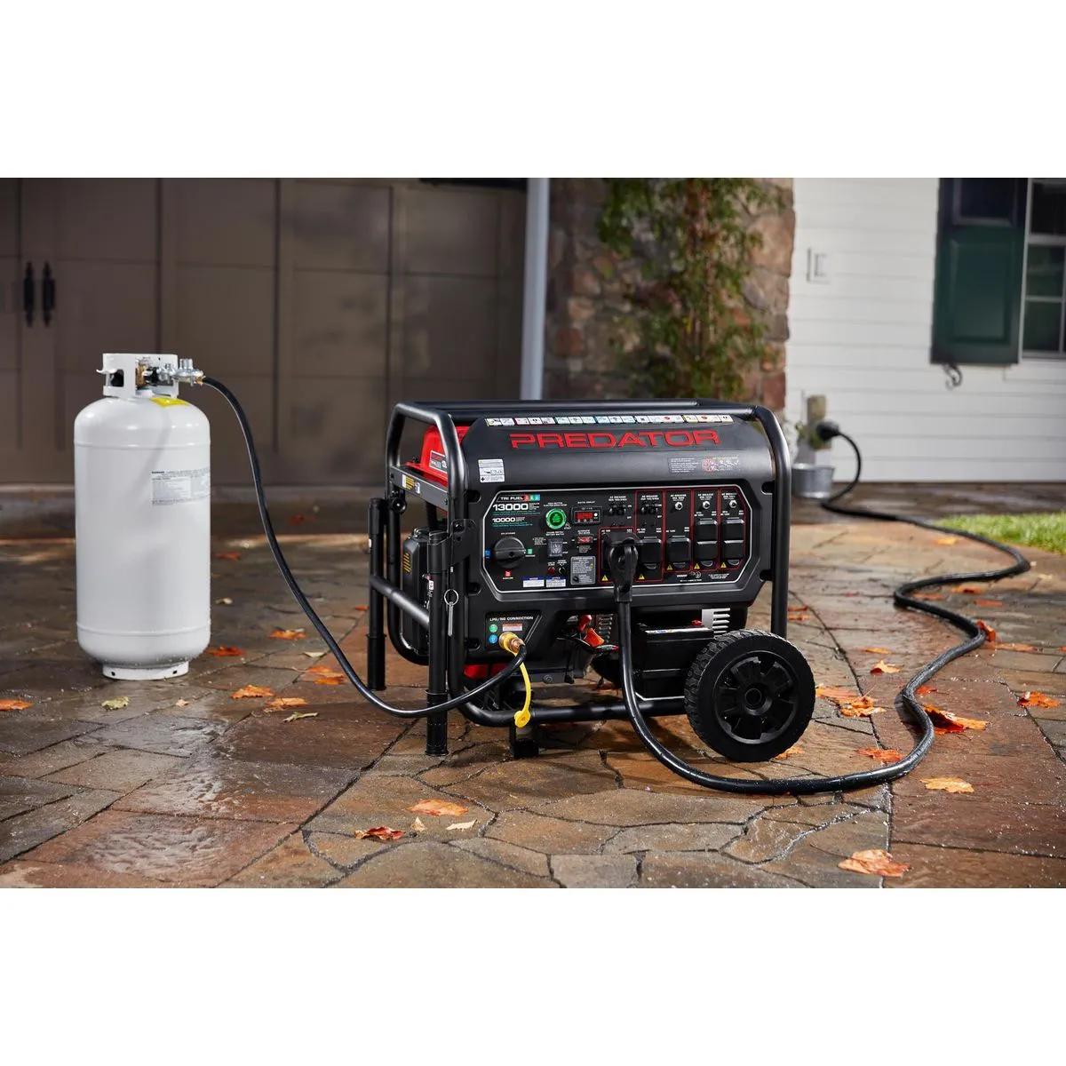 Harbor Freight PREDATOR 13,000 Watt Tri-Fuel Portable Generator with Remote Start and CO SECURE Technology, 49-State Compliant - Image 6