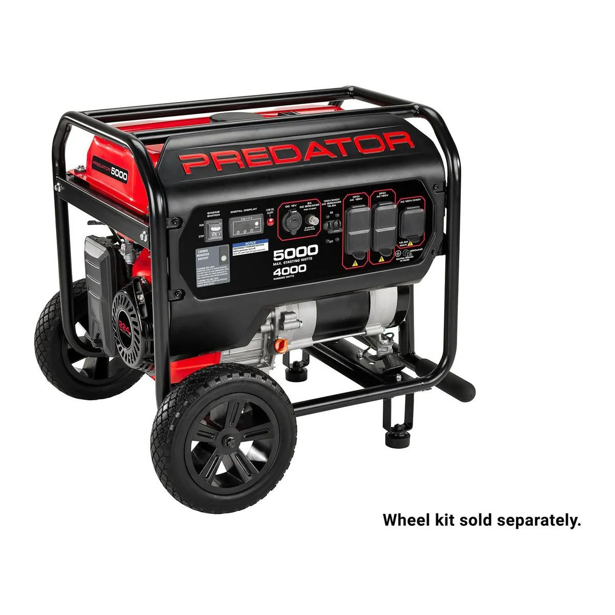 Harbor Freight PREDATOR 5000 Watt Gas-Powered Portable Generator with CO SECURE Technology, California Compliant