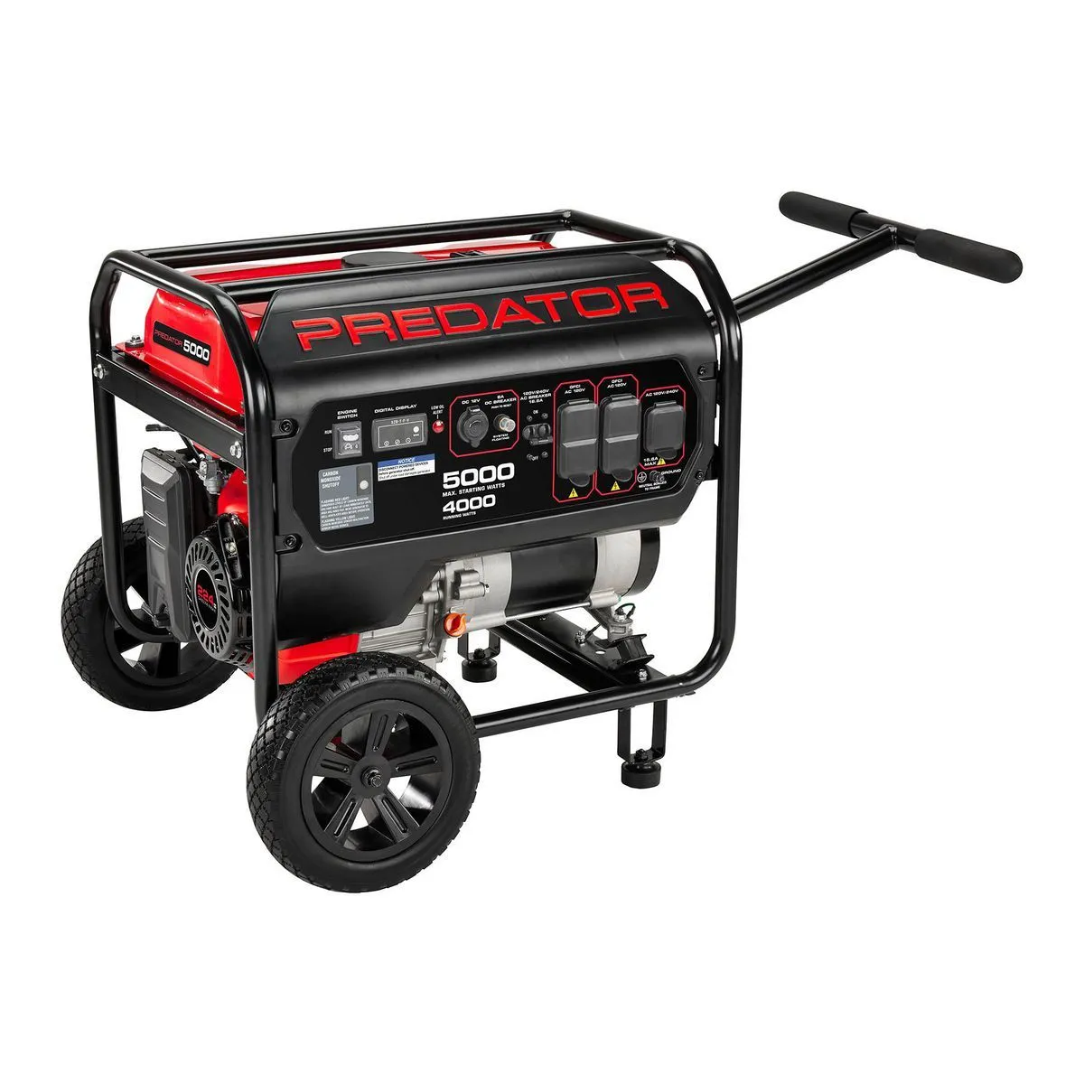 Harbor Freight PREDATOR 5000 Watt Gas-Powered Portable Generator with CO SECURE Technology, California Compliant - Image 2
