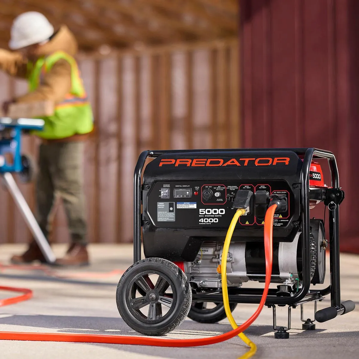 Harbor Freight PREDATOR 5000 Watt Gas-Powered Portable Generator with CO SECURE Technology, California Compliant - Image 4