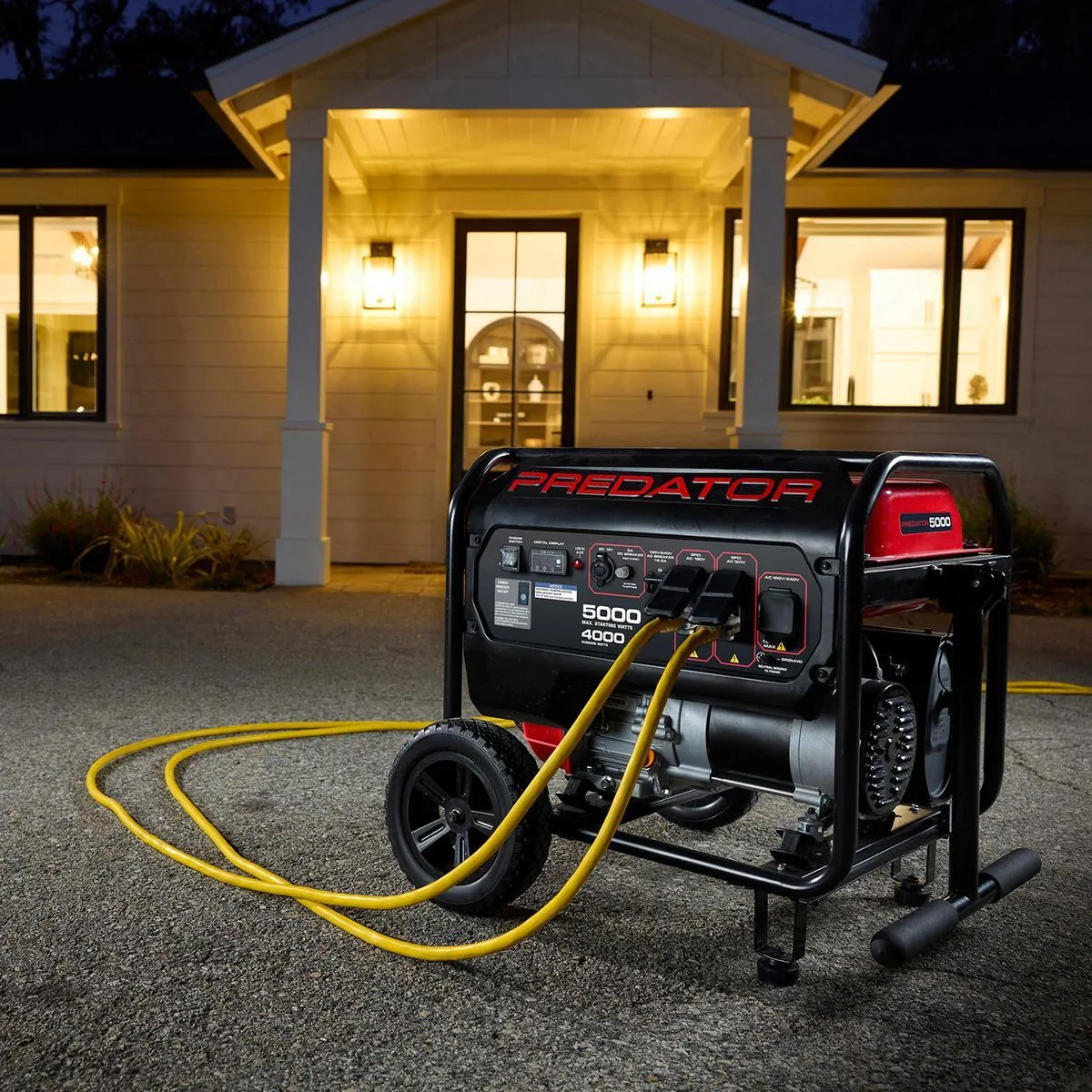 Harbor Freight PREDATOR 5000 Watt Gas-Powered Portable Generator with CO SECURE Technology, California Compliant - Image 5