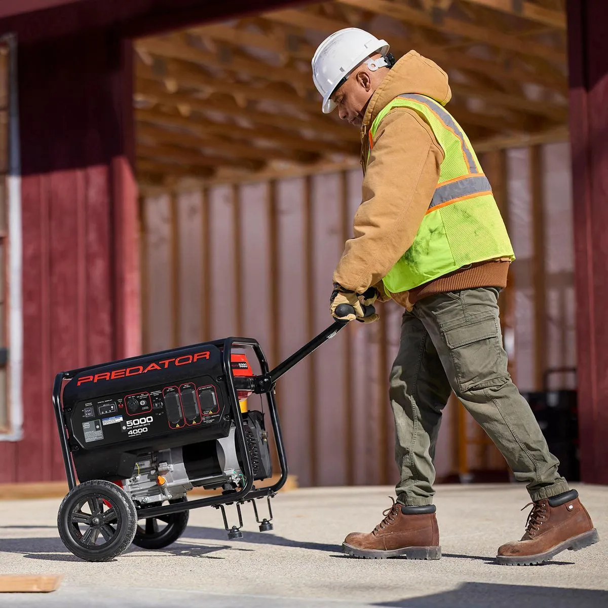 Harbor Freight PREDATOR 5000 Watt Gas-Powered Portable Generator with CO SECURE Technology, California Compliant - Image 6