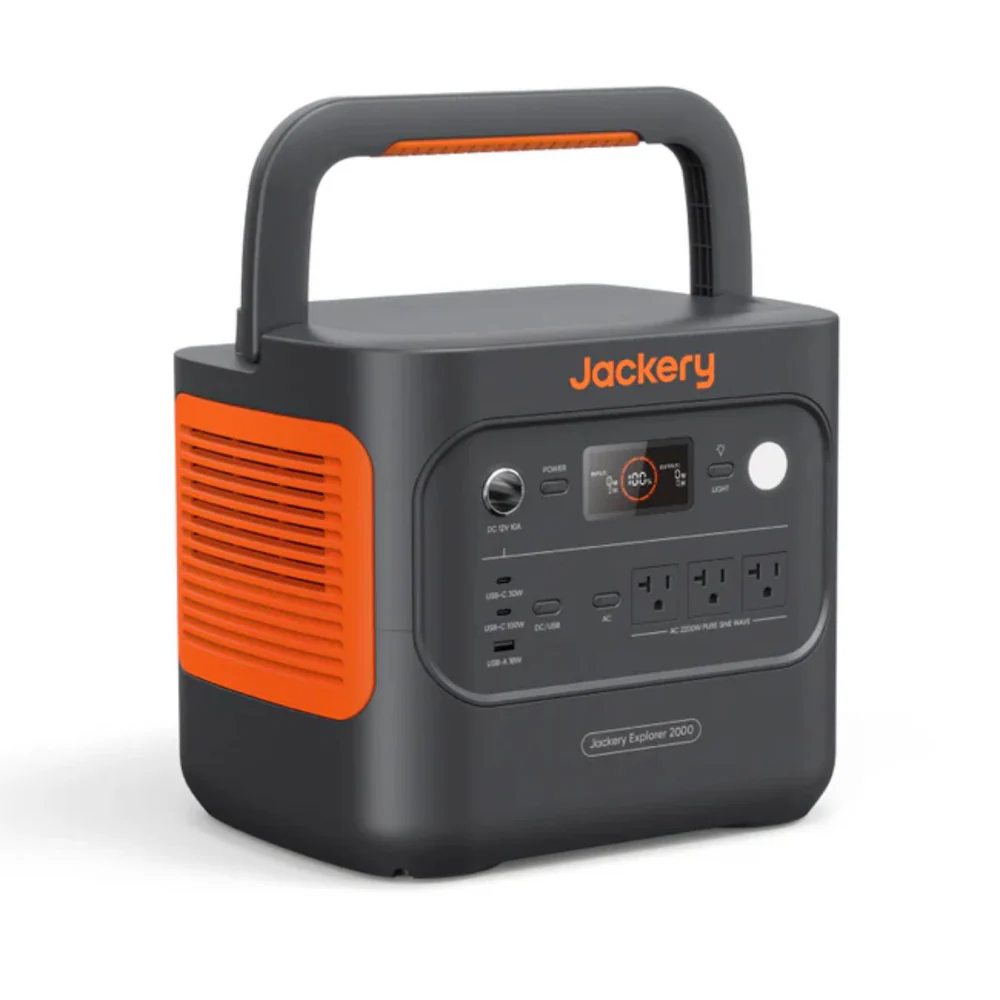 Jackery Explorer 2000 v2 Portable Power Station | 2042Wh | 2200W | 400W Solar Input - Image 4
