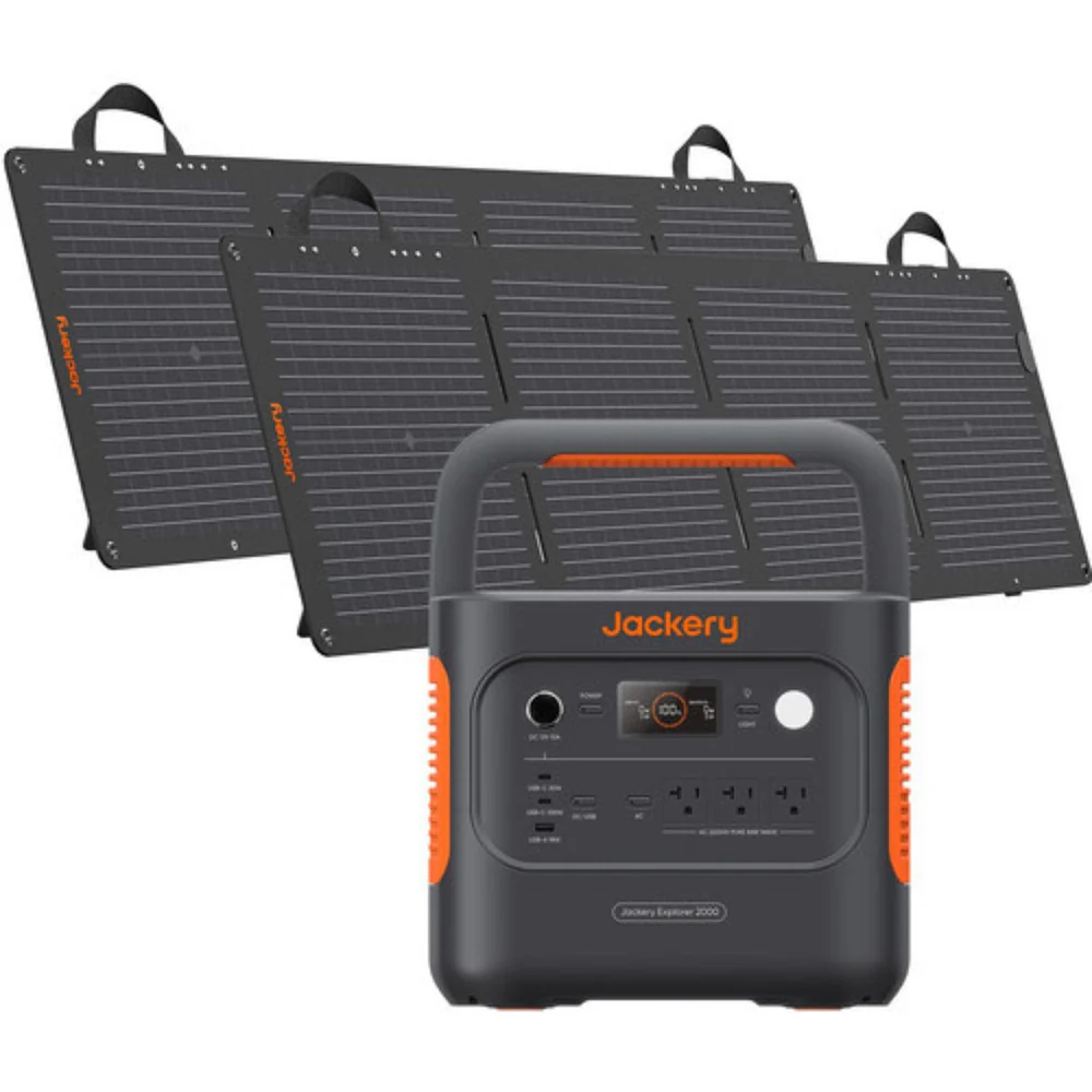 Jackery Explorer 2000 v2 Portable Power Station | 2042Wh | 2200W | 400W Solar Input - Image 5