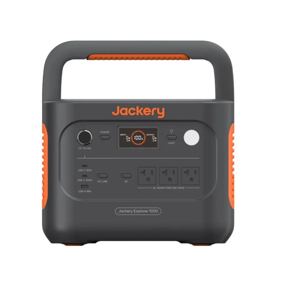 Jackery Explorer 1000 v2 Portable Power Station | 1070Wh | 1500W | 400W Solar Input - Image 3