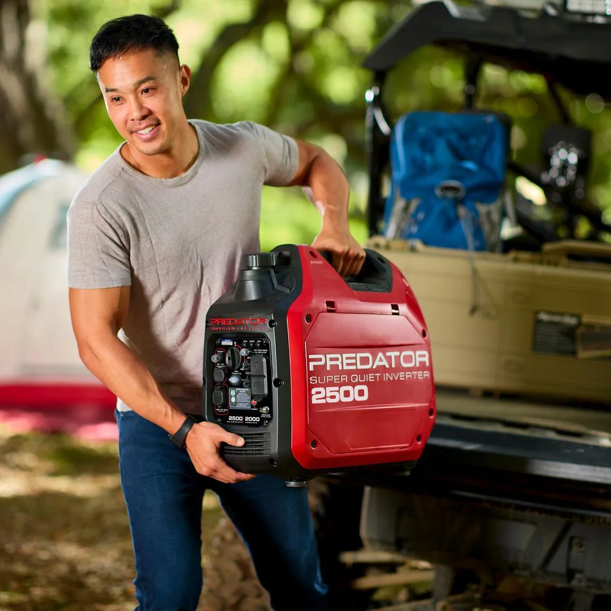 Harbor Freight PREDATOR 2500 Watt SUPER QUIET Inverter Generator with CO SECURE Technology - Image 6