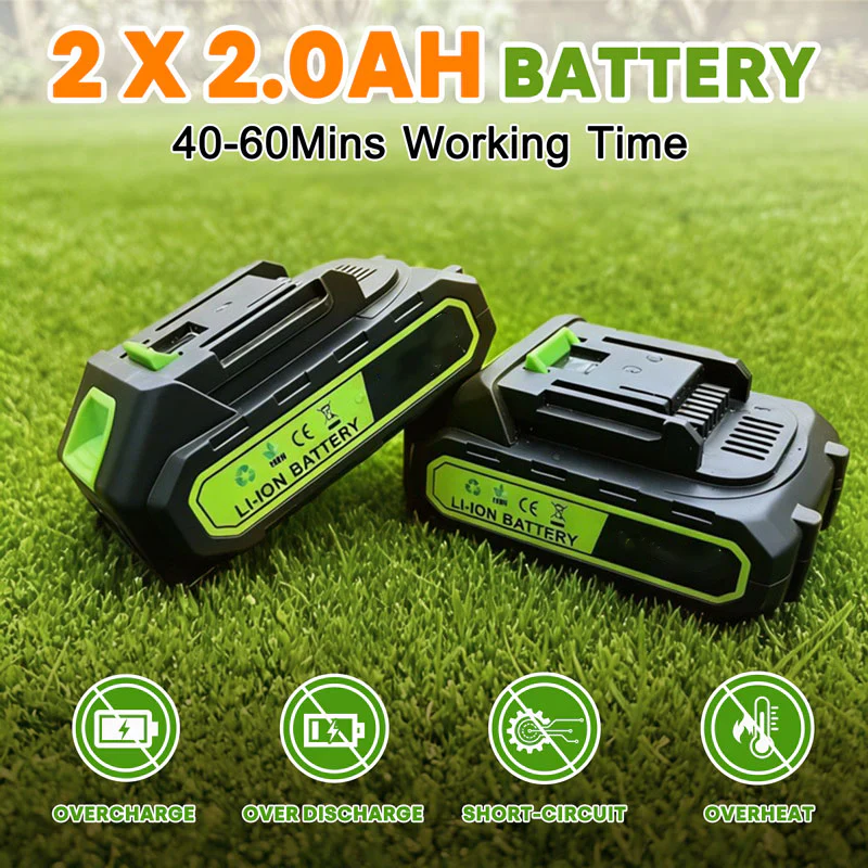 IToolMax 3 In 1 Cordless Grass Trimmer, Weed Eater and Edger - Image 3