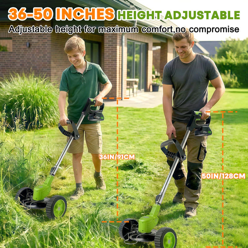 IToolMax 3 In 1 Cordless Grass Trimmer, Weed Eater and Edger - Image 4