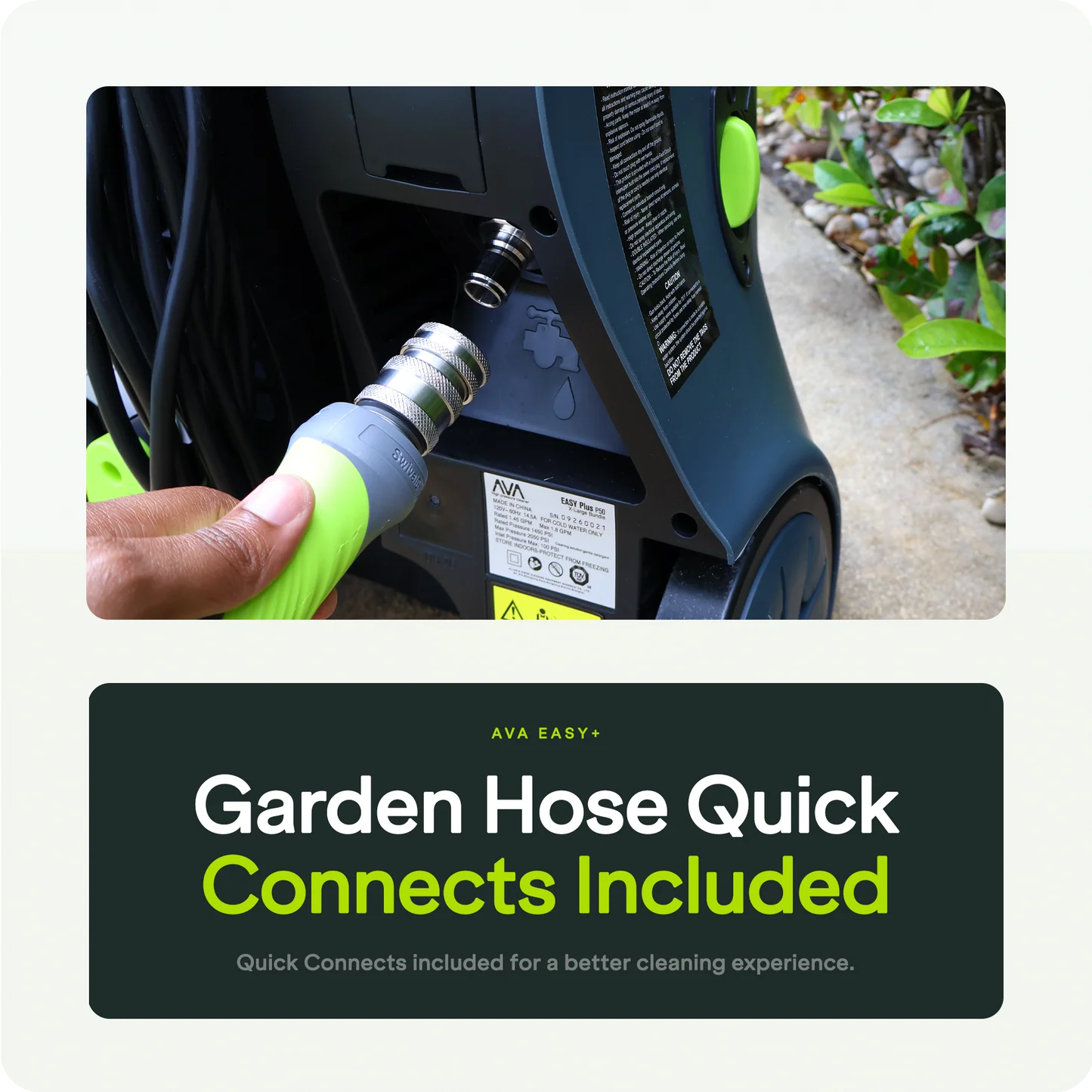 AVA EASY+ Electric Pressure Washer, P50+ XL Bundle - Image 7