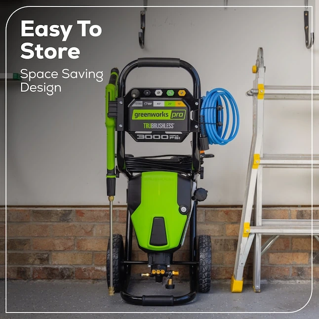 Greenworks 3000-PSI 2.0-GPM Cold Water Electric Pressure washer with 5 Spray Tips - Image 16