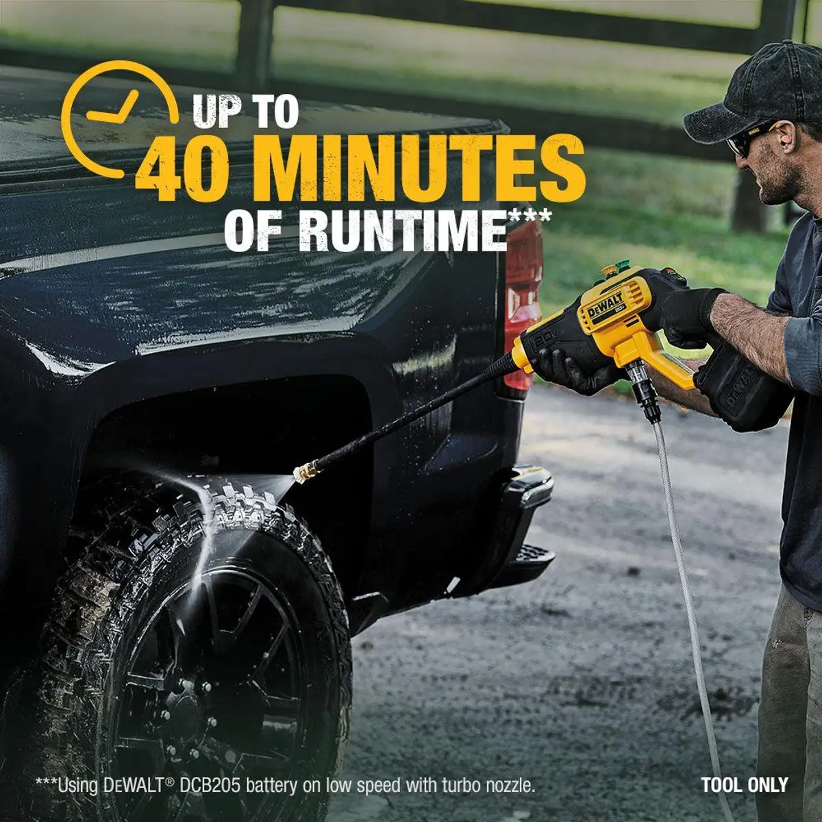 DEWALT 20V MAX* 550 psi Cordless Power Cleaner Bare Tool - Image 10