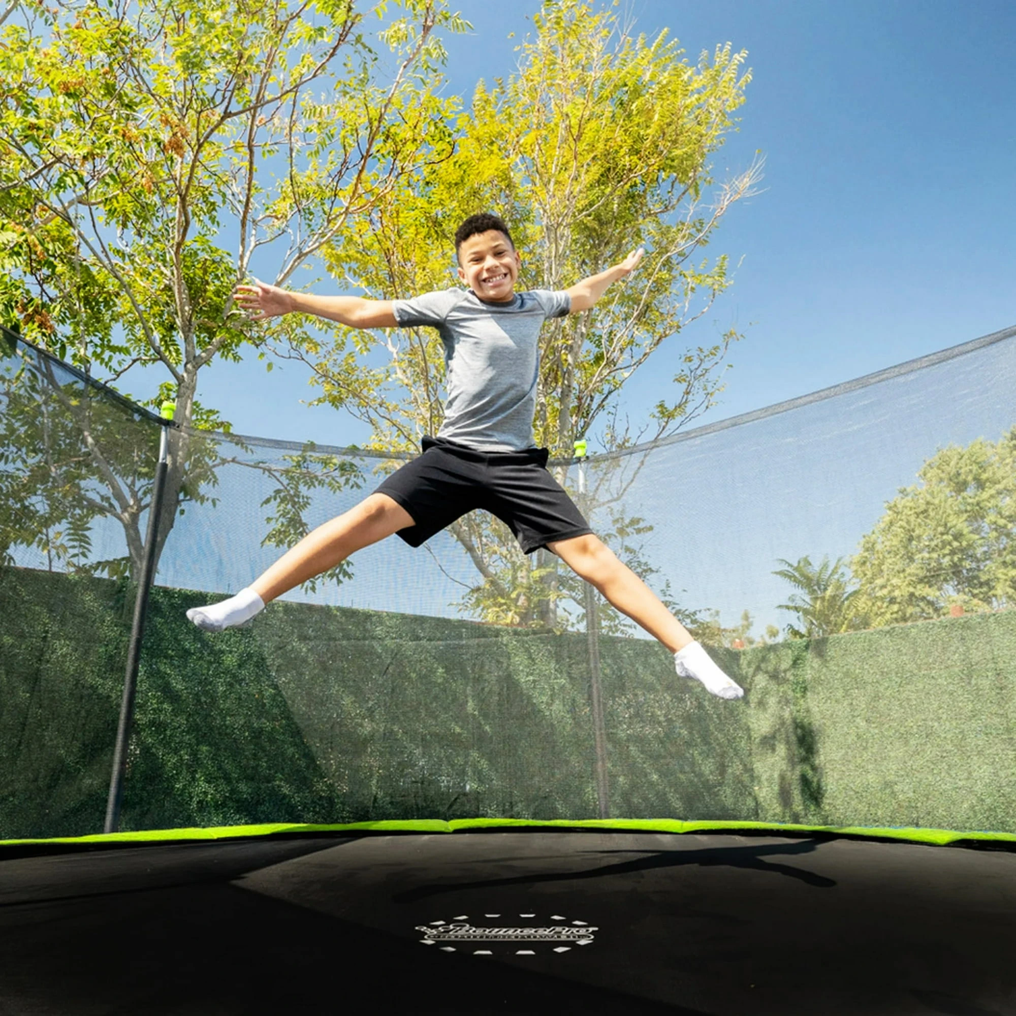 Sportspower BouncePro 14ft Trampoline Meets ASTM Safety Standards, Heavy-Duty Rust-Resistant Steel Frame, UV-Resistant Jump Mat & Safety Net - Image 3