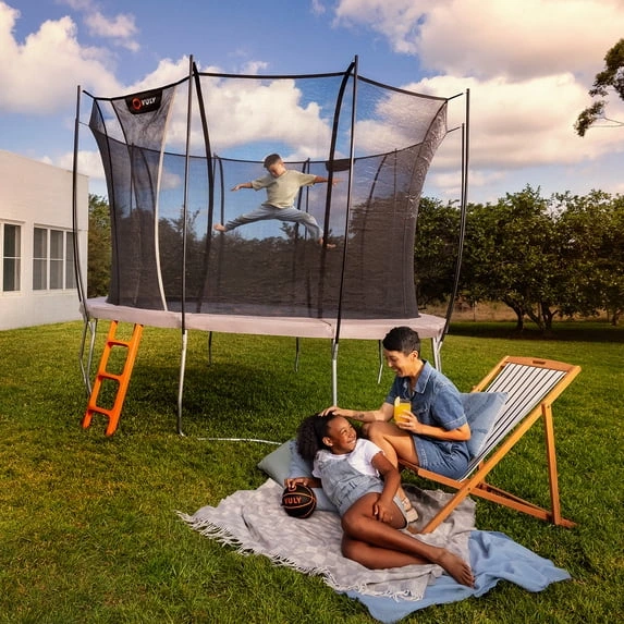 Vuly Trampoline Ultra 2 Round with Enclosure Large 13ft for Kids - Image 10