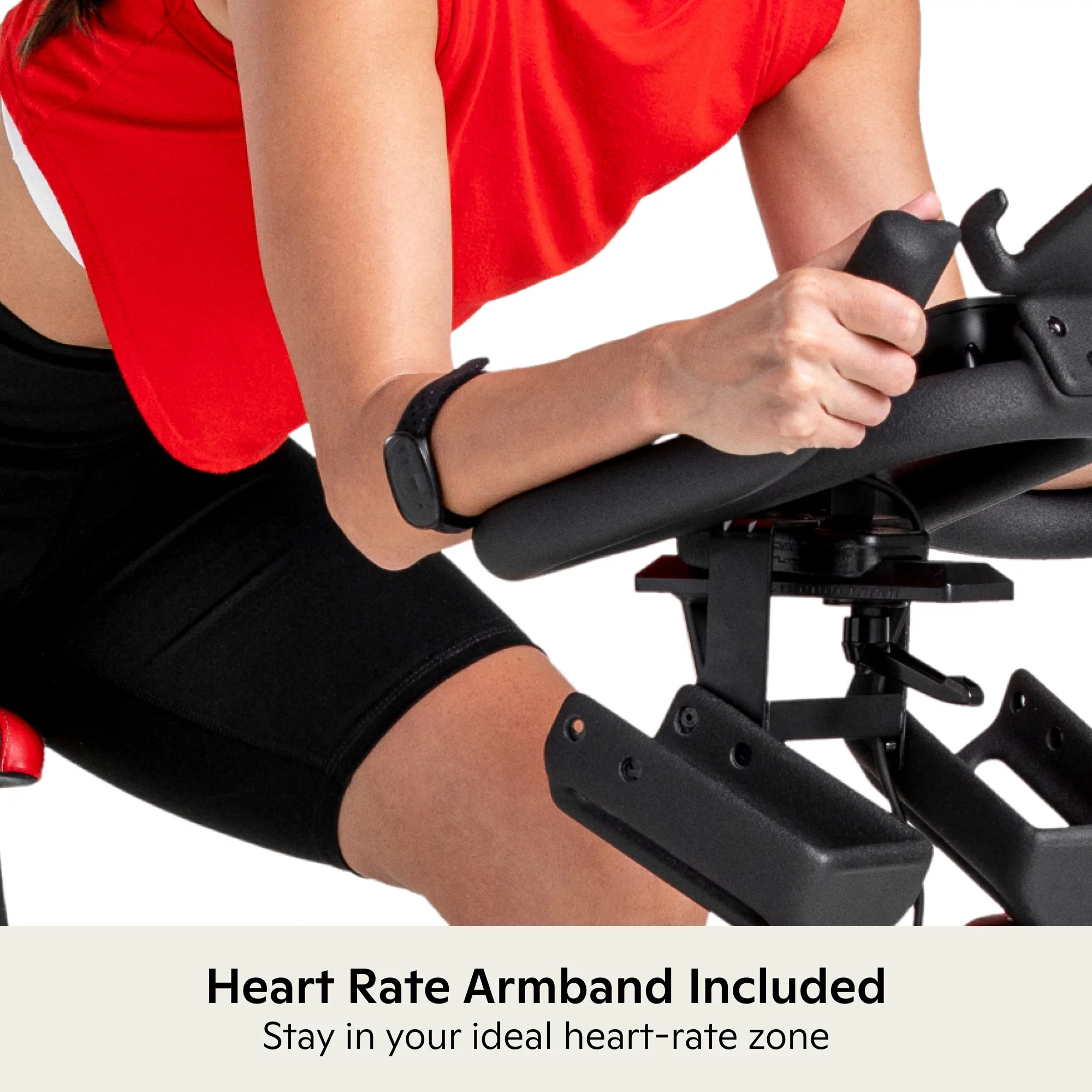 Schwinn IC4 Indoor Cycling Bike with 100 Resistance Levels, Bluetooth Heart Rate Armband, Dual-Sided SPD Pedals, Compatible with Peloton App, Zwift and JRNY, Backlit LCD Console, 4-Way Adjustable Handlebars, Includes 3 lb Dumbbells - Image 11