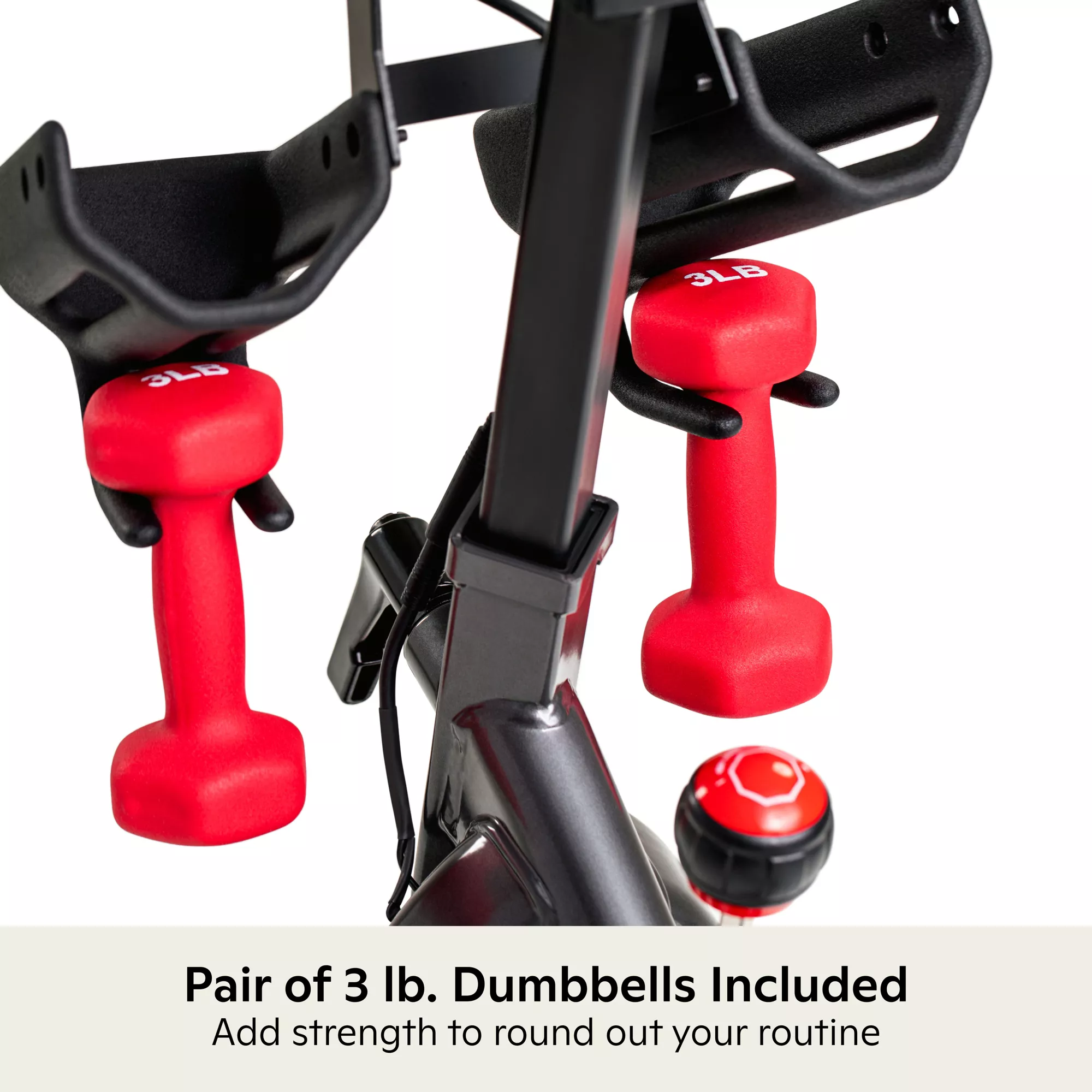Schwinn IC4 Indoor Cycling Bike with 100 Resistance Levels, Bluetooth Heart Rate Armband, Dual-Sided SPD Pedals, Compatible with Peloton App, Zwift and JRNY, Backlit LCD Console, 4-Way Adjustable Handlebars, Includes 3 lb Dumbbells - Image 14
