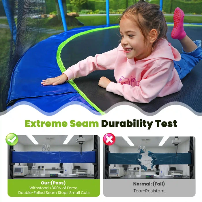 Zupapa 1500LBS Upgraded Trampoline 10-16FT - Image 5