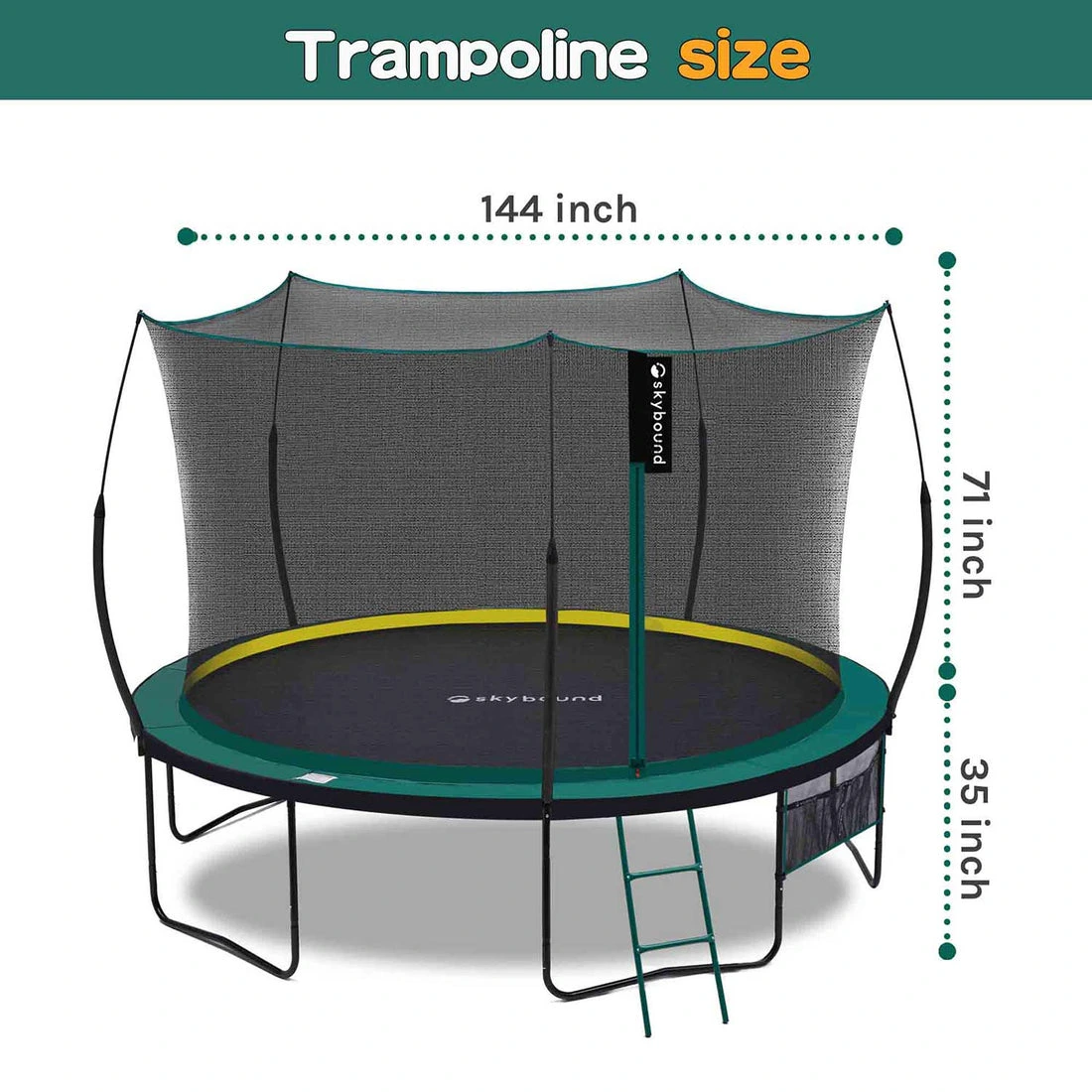 SkyBound Springless Trampoline 12FT - Image 10
