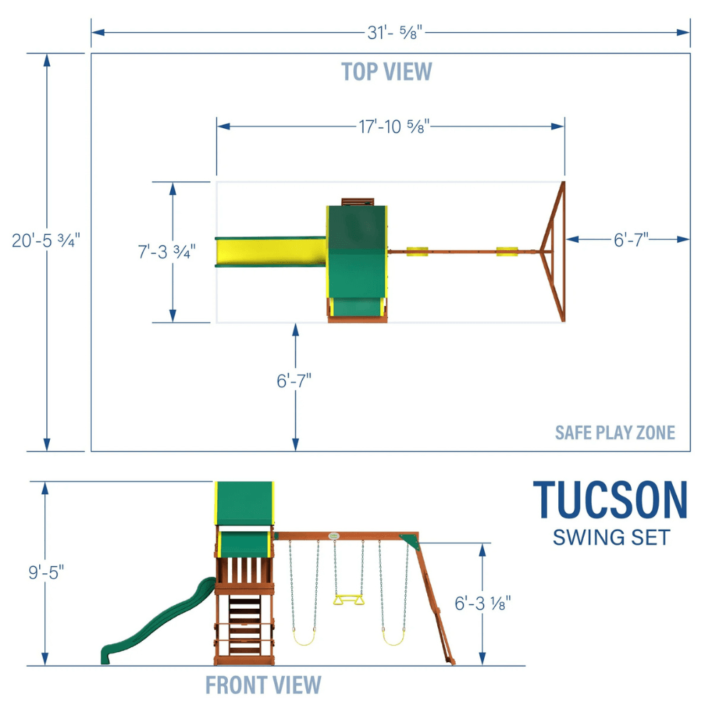 Tucson Swing Set – Big Fun in a Compact Design - Image 11