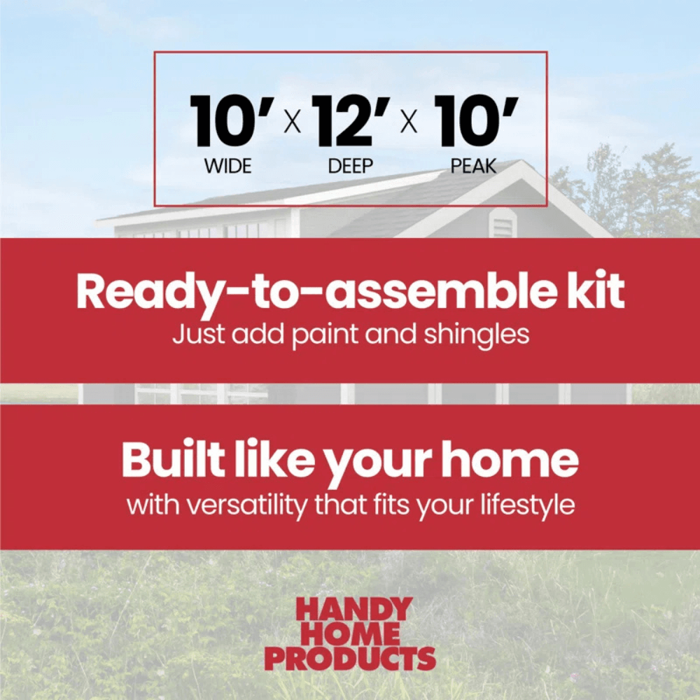 Handy Home Windemere 10×12 Storage Shed - Image 4