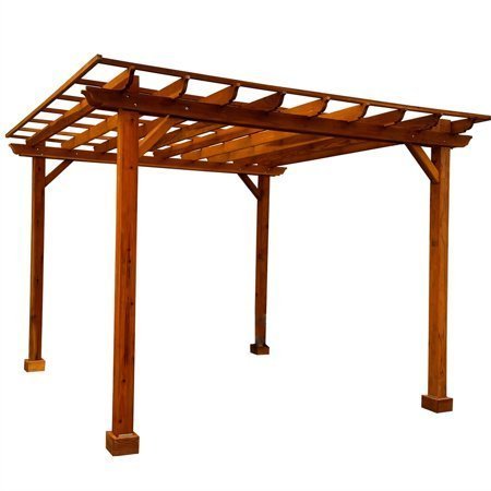 16 Ft. X 16 Ft. Pacific Douglas Fir Wood Traditional Pergola - Image 3